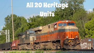 All 20 Norfolk Southern Heritage Units