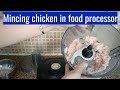 how to mince chicken, mutton in food processor! used of usha fp3811!