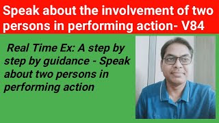 #Speak about the involvement of two persons in performing action #englishclasses #english #VPEnglish