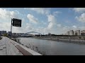 4k virtual run 75min north city river上海大宁公园东茭泾跑步机风景vlog 上海话聊闸北历史 蕰藻浜 彭越浦 上海跑步路线 241218 citywalk