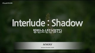 [짱가라오케/노래방] 방탄소년단(BTS)-Interlud : Shadow [ZZang KARAOKE]