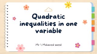 Sign of the inequalities