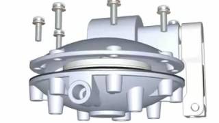 Animation of Diaphragm pump