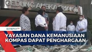 Kemensos Beri Penghargaan Yayasan Dana Kemanusiaan Kompas, Atas Apresiasi Bantuan Korban Cianjur