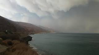 Timelaps of Woolsey fire near Malibu 11-09-18