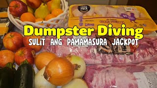 Dumpster Diving: Sulit ang pamamasura.. JACKPOT💥sa malalaking KARNE🥩🍗 may libreng pang New Year pa.