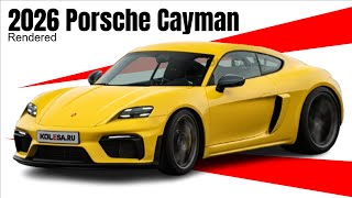 New 2026 Porsche Cayman Rendered