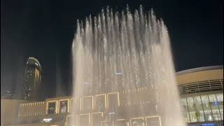BURJ KHALIFA & DUBAI MALL in  UAE /``matro travel experience-fountain show