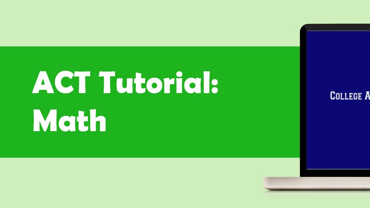 Act Tutorials Math Youtube