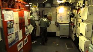 Inside HMS St Albans