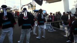 2012 御坊祭・宵宮（９）東薗組のノボリ差し