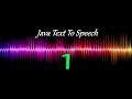 Java Text To Speech Tutorial:Part 1 [Intro and More]