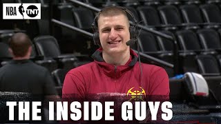 Nikola Jokic Chats with the Inside Guys After Denver's Playoff Win | NBA on TNT