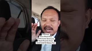 Surat Dari Anak Alm. Bapak Rusel Sudah Di Terima Mabes Polri