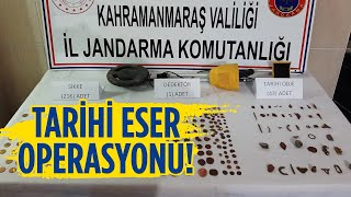 259 obje ele geçirildi! Kahramanmaraş'ta tarihi eser operasyonu