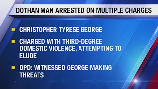Dothan man arrested on domestic violence charge, other warrants