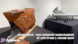 Cavegod's UCS Sandcrawler and other giant MOCs