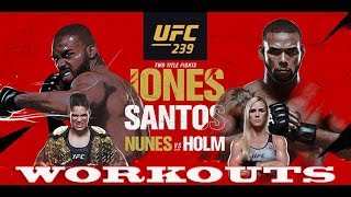 UFC 239 Workouts: Jon Jones and Holly Holm