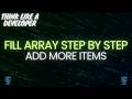 How Apps Add More Items in C++ | Fill an Array Step by Step