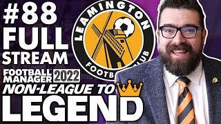 (Full Stream) PLAY-OFFS AGAIN...? | Part 88 | LEAMINGTON FM22 | Football Manager 2022