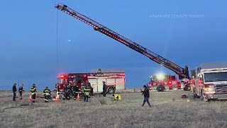 Fire crews rescue teen who fell about 30 feet into abandoned missile silo in Colorado