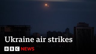 Ukraine war: Russia launches wave of air strikes - BBC News