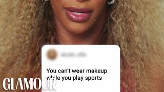Sorry to the triathletes who might have been hit by Serena's lashes 👀