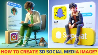 How To Create 3D Ai Social Media Boy Image | Trending Social Media Profile Name Photo Editing