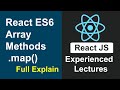 React JS Experienced Lectures #3 - React JS ES6 Arrays Methods In Hindi