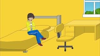 classic caillou changes comedy world into anime/grounded BIG TIME
