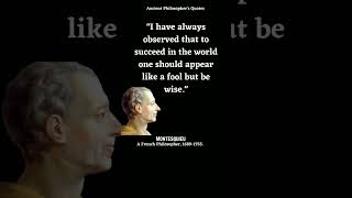 Montesquieu's Insights on Government, Liberty, and the Rule of Law!#shorts #quotes