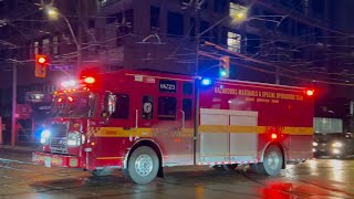 (Better) Toronto Fire New HAZ323 Responding (17/01/24)