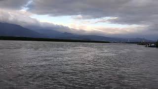 社子島島頭公園海水上長的狀況