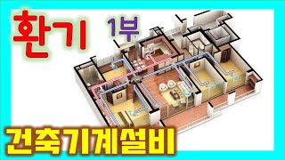 [건축기계설비]   환기 - 1부 (개요,종류,소요환기량,국소배기,실내공기질)