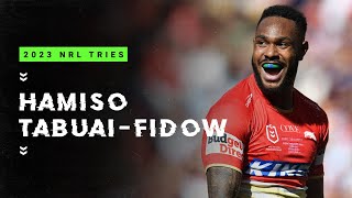 Hamiso Tabuai-Fidow's 2023 try-scoring season | NRL