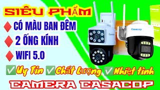 6 12 Review cặp camera ngoài trời 1 mắt, 2 mắt chính hãng Casacop Q23 GS và Q23 2LSG_LH 0977045500