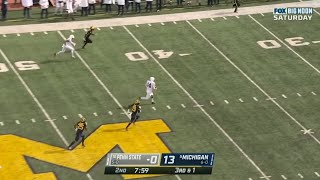 Penn State QB Sean Clifford 63 Yard Run Leads to TD vs Michigan | 2022 College Football