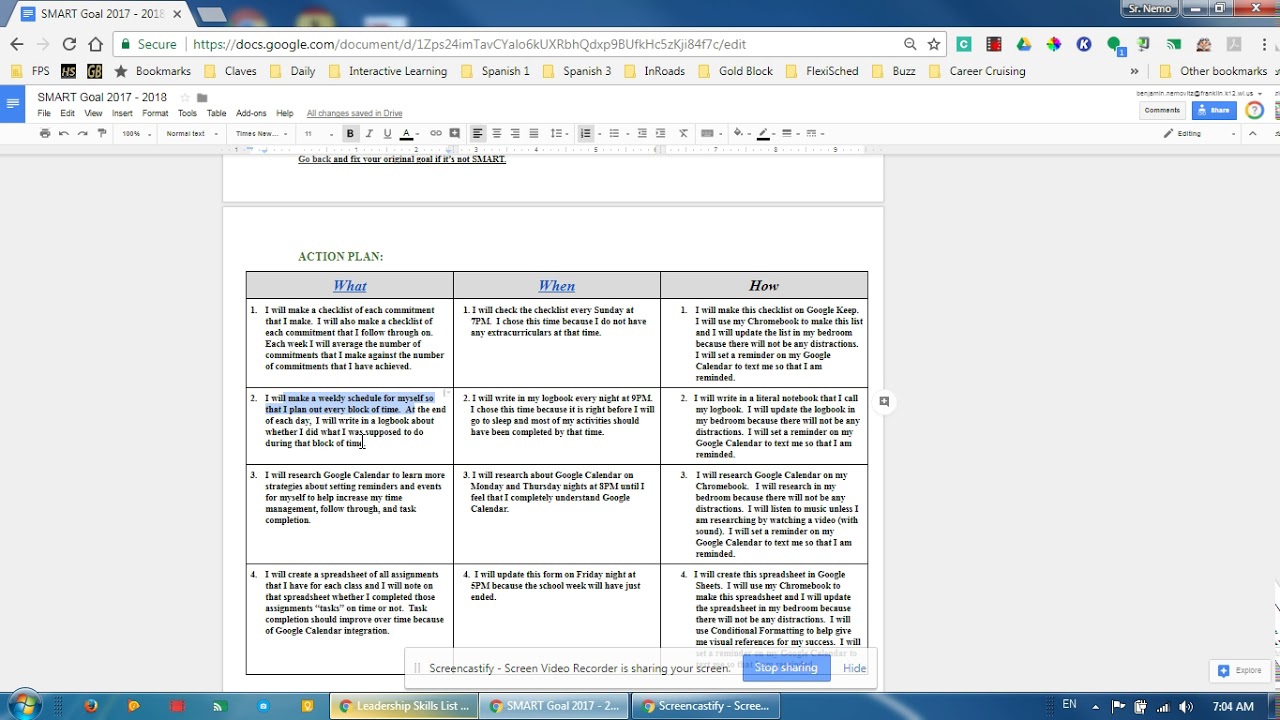 Action Plan The How Youtube