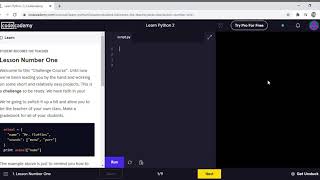 Codecademy - Python | Learn Python 2 (2020)