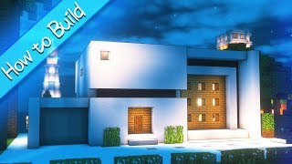 Oshacra Part51 How To Build Tofu Modern House おしゃクラ 豆腐モダンハウス Part51 Minecraft