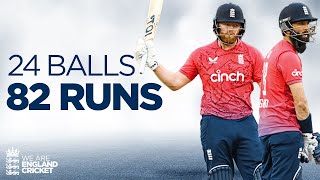 82 RUNS in 24 BALLS | Supreme Striking From Ali and Bairstow | England v South Africa 1st T20 2022