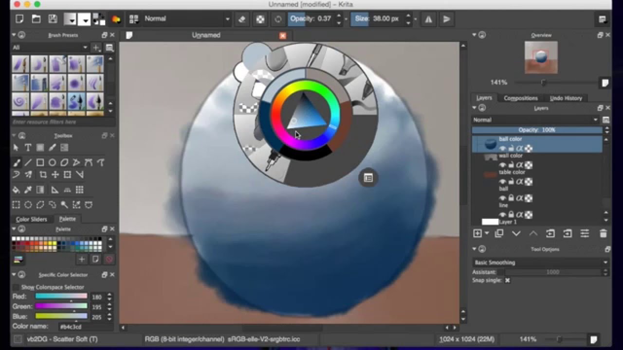 Krita Digital Art Tutorial Trainingnra