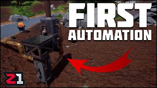FIRST AUTOMATION ! Setting Up Drill and Extractor ! Hydroneer Ep.2 | Z1 Gaming