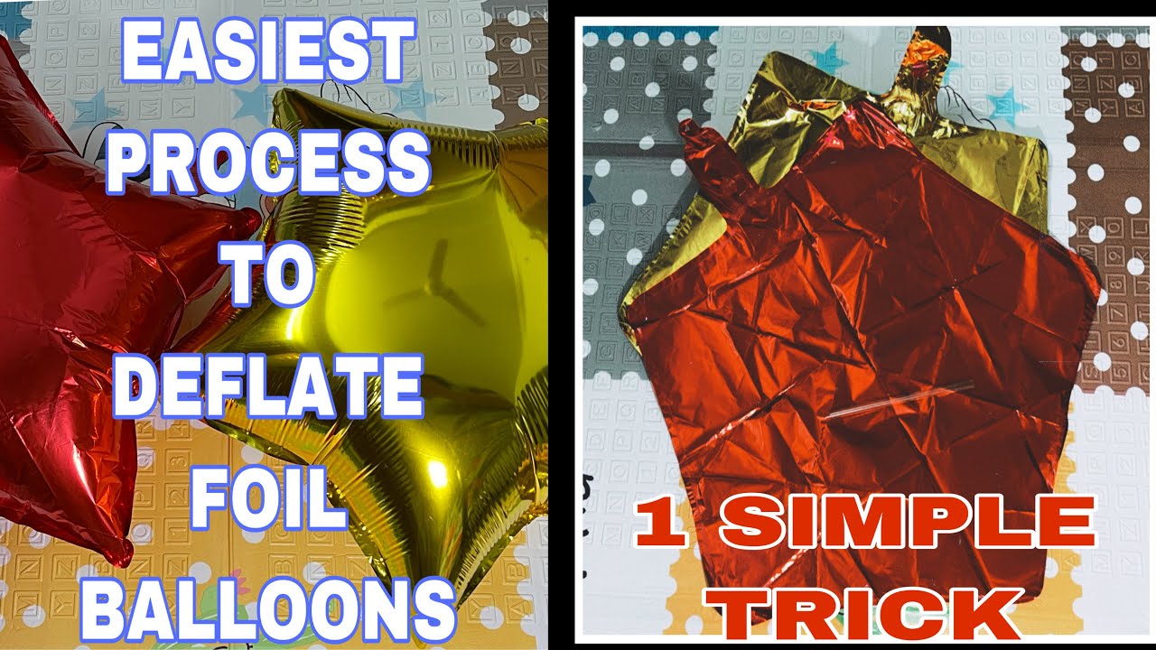 How To Deflate A Foil Helium Balloon At Angelica Cox Blog