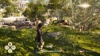 Assassin's Creed Odyssey Mercenary fight using Staff