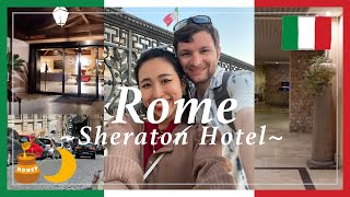 [イタリア・ローマ]シェラトンホテルにチェックインして周辺探検 {Honeymoon trip Day7} #vlog #Rome #honeymoon