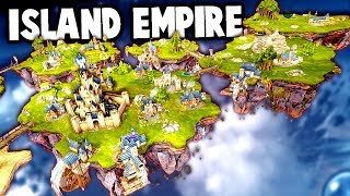 FLOATING ISLANDS Empire!  Building a Castle in the Sky! (Driftland The Magic Revival Gameplay Ep 1