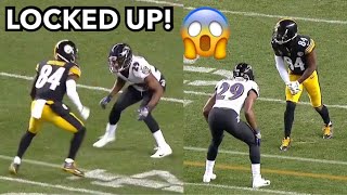 When ‘ROOKIE’ Marlon Humphrey covered ‘PRIME’ Antonio Brown (WR vs CB)