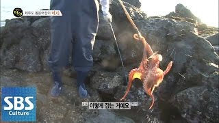 제주도 돌문어 잡이 달인 @생활의 달인 141013