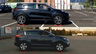 SLIP TEST -  Kia Sportage AWD - gen IV vs gen III - @4x4.tests.on.rollers